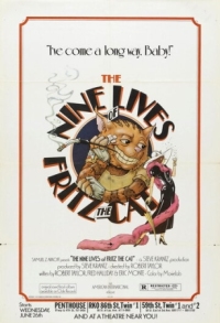 Постер Девять жизней кота Фрица (1974) (The Nine Lives of Fritz the Cat)